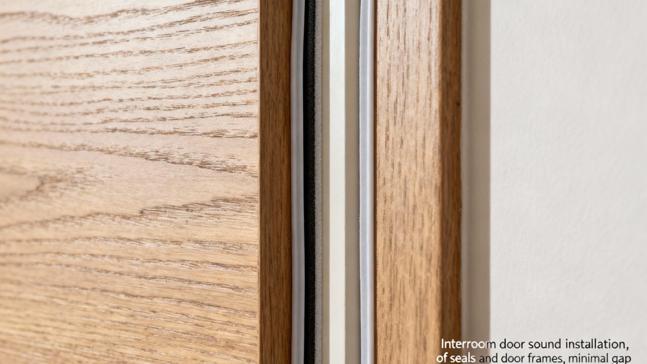 Лучшие материалы и технологии звукоизоляции межкомнатных дверей
